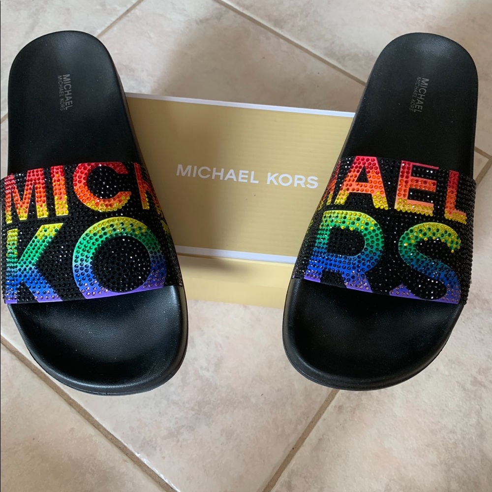 Michael Kors Gilmore Slides Sandals